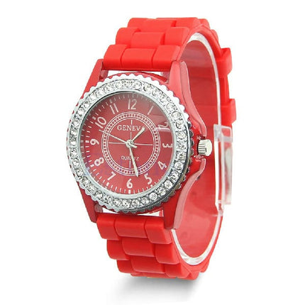 Casual Style Silicone and Crystal Watches - wnkrs