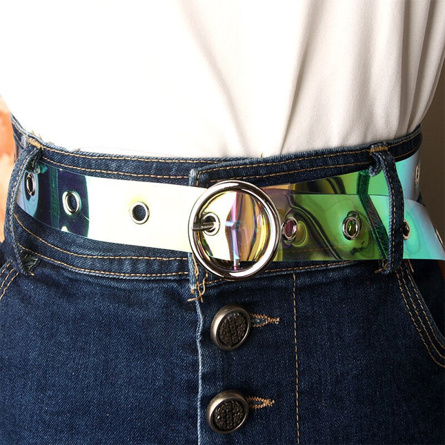 Women's PVC Transparent Belt