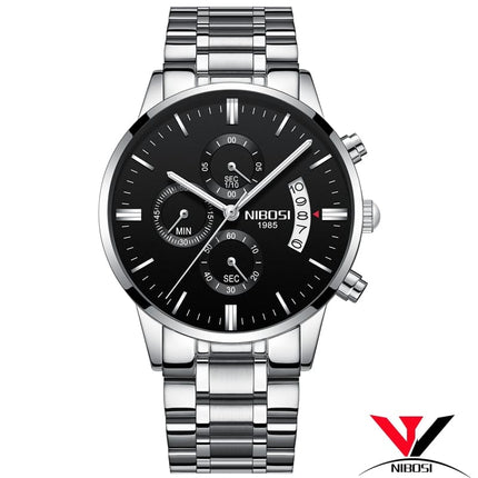 Men's Chronograph Leather Watch - wnkrs