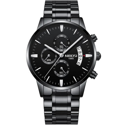 Men's Chronograph Leather Watch - wnkrs
