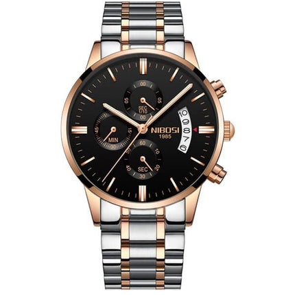 Men's Chronograph Leather Watch - wnkrs