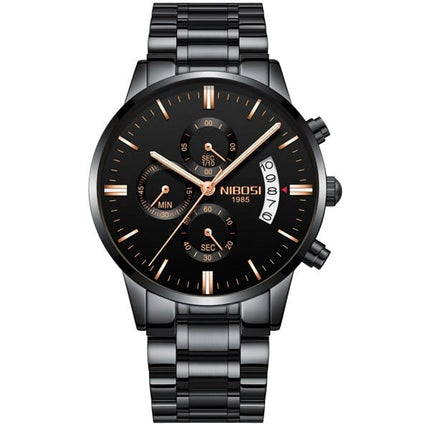 Men's Chronograph Leather Watch - wnkrs
