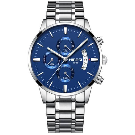Men's Chronograph Leather Watch - wnkrs