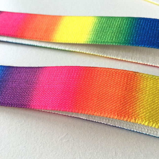 Rainbow Printed Adjustable Suspender Belt - wnkrs
