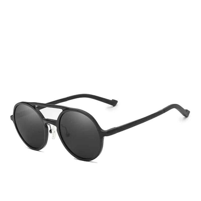 Men's Retro Round Polarized Sunglasses - wnkrs