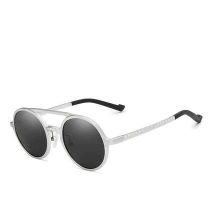 Men's Retro Round Polarized Sunglasses - wnkrs