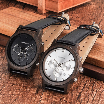Men's Mechanical Leather Watch - wnkrs