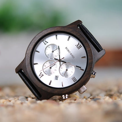 Men's Mechanical Leather Watch - wnkrs