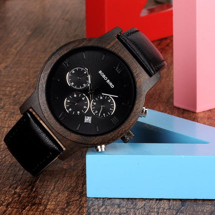 Men's Mechanical Leather Watch - wnkrs