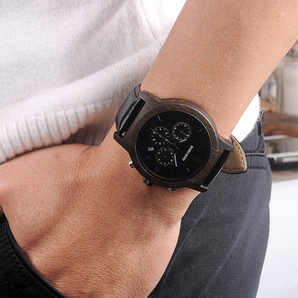 Men's Mechanical Leather Watch - wnkrs