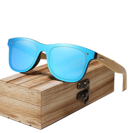 Men's Bamboo Frame Polarized Sunglasses - wnkrs
