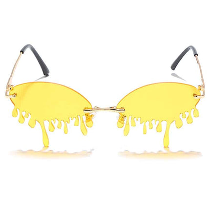 Multicolored Rimless Sunglasses for Women - wnkrs