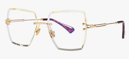 Women's Rimless Square Sunglasses - wnkrs