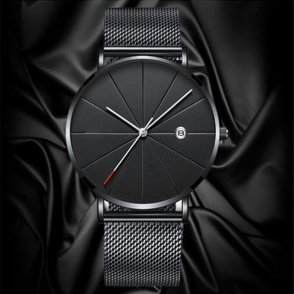 Men's Classic Mesh Stainless Steel Watch - wnkrs
