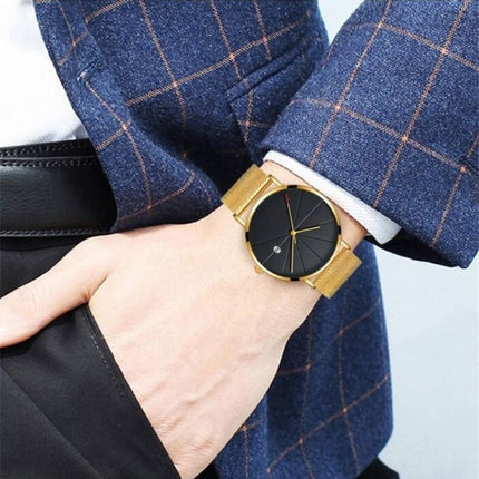 Men's Classic Mesh Stainless Steel Watch - wnkrs