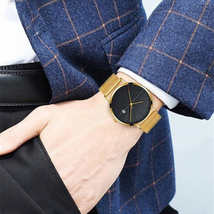 Men's Classic Mesh Stainless Steel Watch - wnkrs