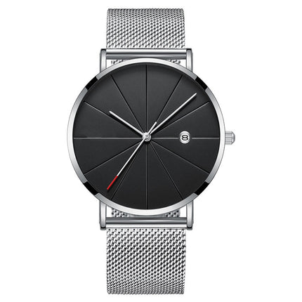 Men's Classic Mesh Stainless Steel Watch - wnkrs