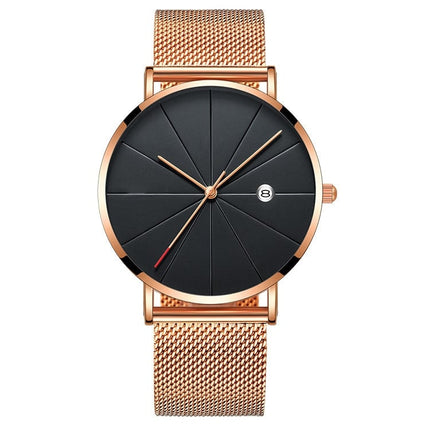 Men's Classic Mesh Stainless Steel Watch - wnkrs