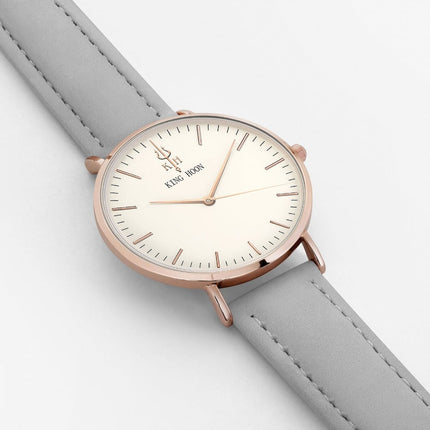 Women's Round Leather Wrist Watches - wnkrs