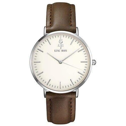 Women's Round Leather Wrist Watches - wnkrs