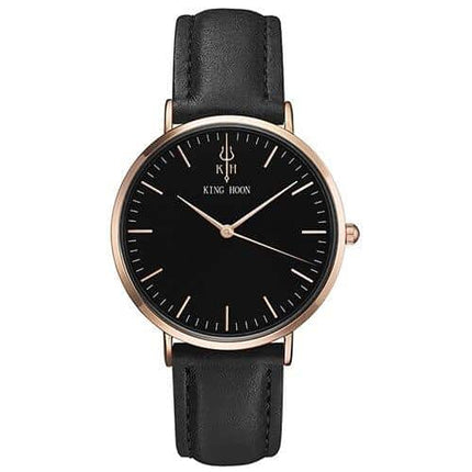 Women's Round Leather Wrist Watches - wnkrs