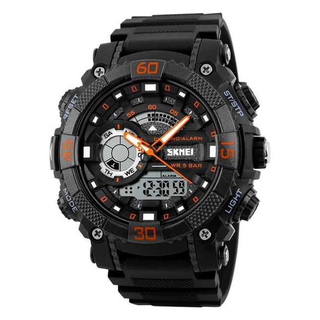 Fashion Sports Quartz Watches With Dual Display for Men - wnkrs