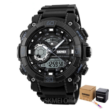 Fashion Sports Quartz Watches With Dual Display for Men - wnkrs