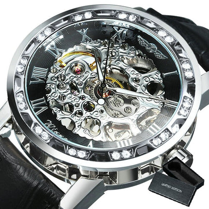 Luxury  Mechanical Wristwatches for Men with Skeleton Dial - wnkrs