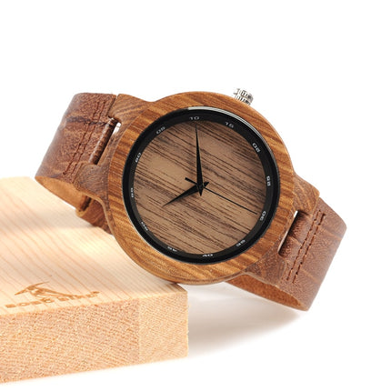 Men's Brown Leather Watch - wnkrs