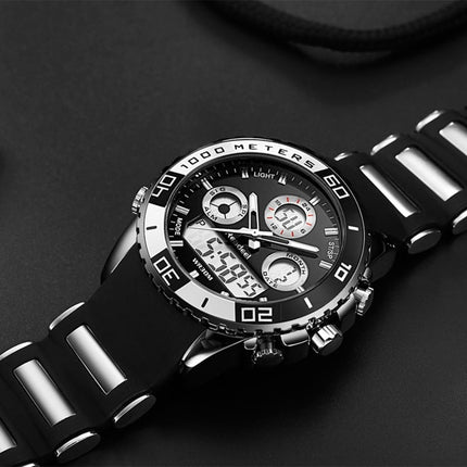 Men's Multifunctional Waterproof Watches with LED Display - wnkrs