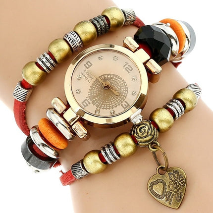 Women's Triple Bracelet Boho Watch - wnkrs