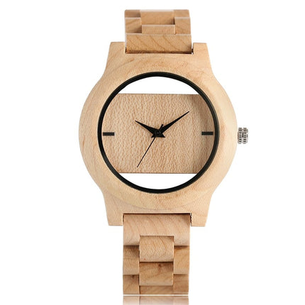 Creative Minimalistic Design Bamboo Wood Unisex Watches - wnkrs