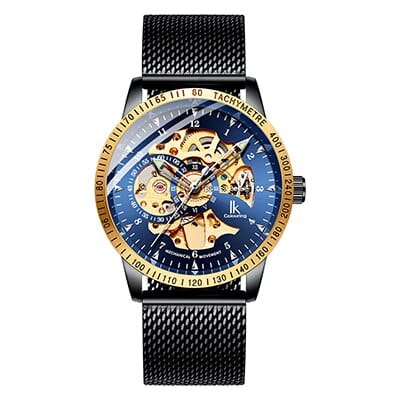Men's Mesh Braided Skeleton Watch - wnkrs