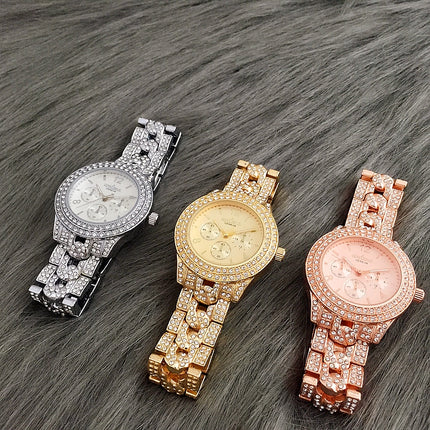 Luxury Rhinestone Quartz Watches for Women - wnkrs