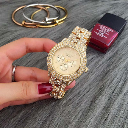 Luxury Rhinestone Quartz Watches for Women - wnkrs