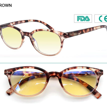 Unisex Anti-Radiation Round Glasses - wnkrs