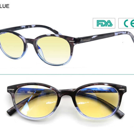 Unisex Anti-Radiation Round Glasses - wnkrs