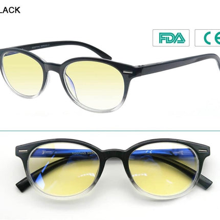 Unisex Anti-Radiation Round Glasses - wnkrs