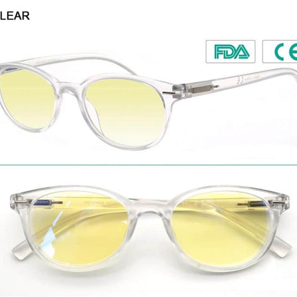 Unisex Anti-Radiation Round Glasses - wnkrs
