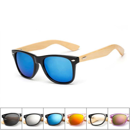 Men's Vintage Style Wooden Sunglasses - wnkrs