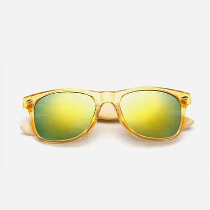 Men's Vintage Style Wooden Sunglasses - wnkrs