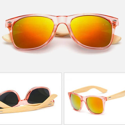 Men's Vintage Style Wooden Sunglasses - wnkrs