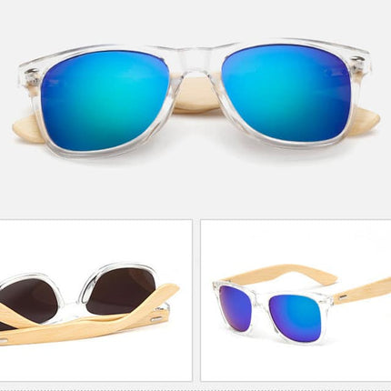 Men's Vintage Style Wooden Sunglasses - wnkrs