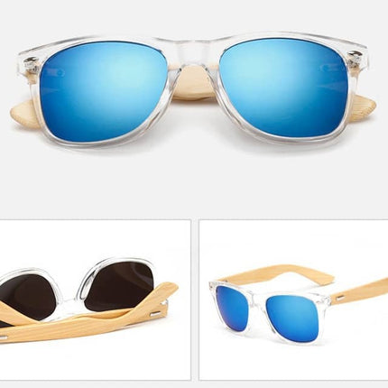 Men's Vintage Style Wooden Sunglasses - wnkrs