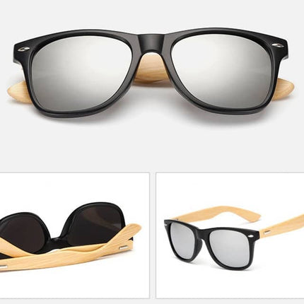 Men's Vintage Style Wooden Sunglasses - wnkrs