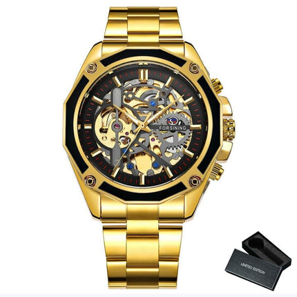 Business Men's Mechanical Automatic Skeleton Watches - wnkrs