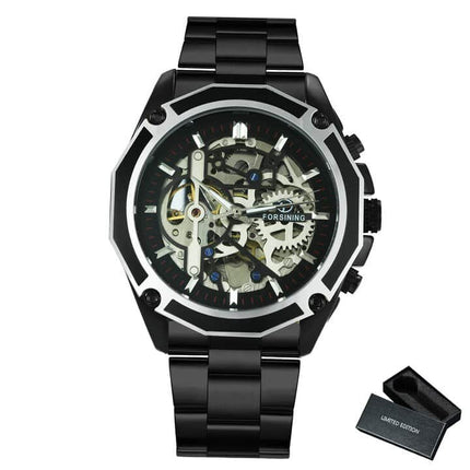 Business Men's Mechanical Automatic Skeleton Watches - wnkrs