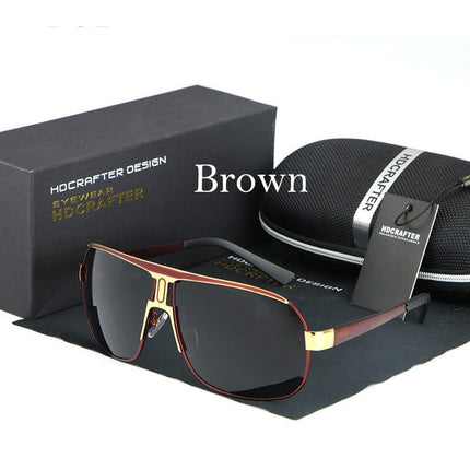 Men's Retro Polarized Sunglasses - wnkrs