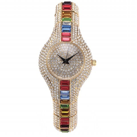 Glamour Women's Solid Rhinestone Watches - wnkrs
