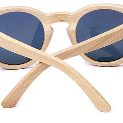 Boho Style Natural Bamboo Frame Women's Sunglasses - wnkrs